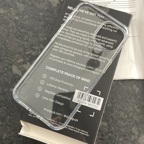 iPhone 13 clear case ultra slim, and glass screen protector - Picture 2 of 3